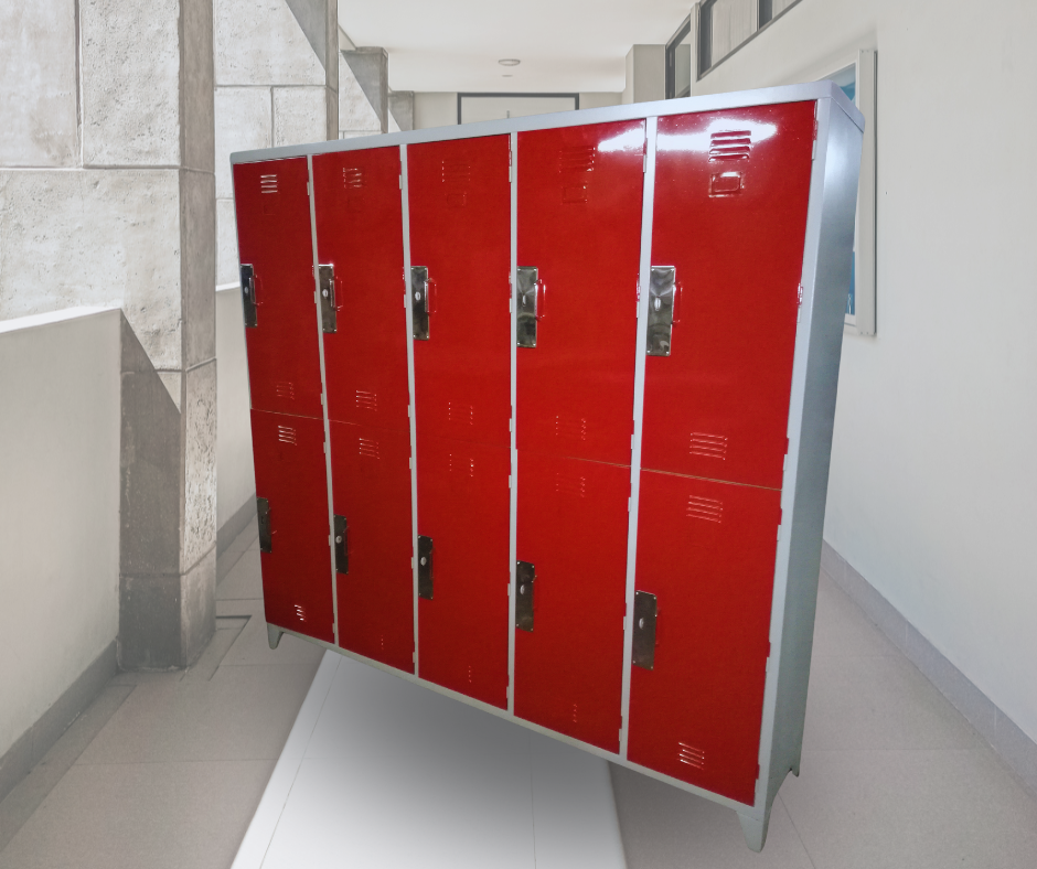 Lockers para colegios, lockers para universidades, armarios, sillas giratorias, mesas comedor