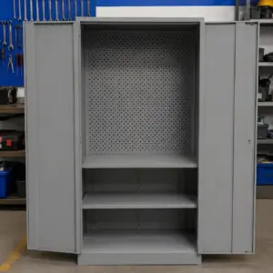 armario para herramientas gris